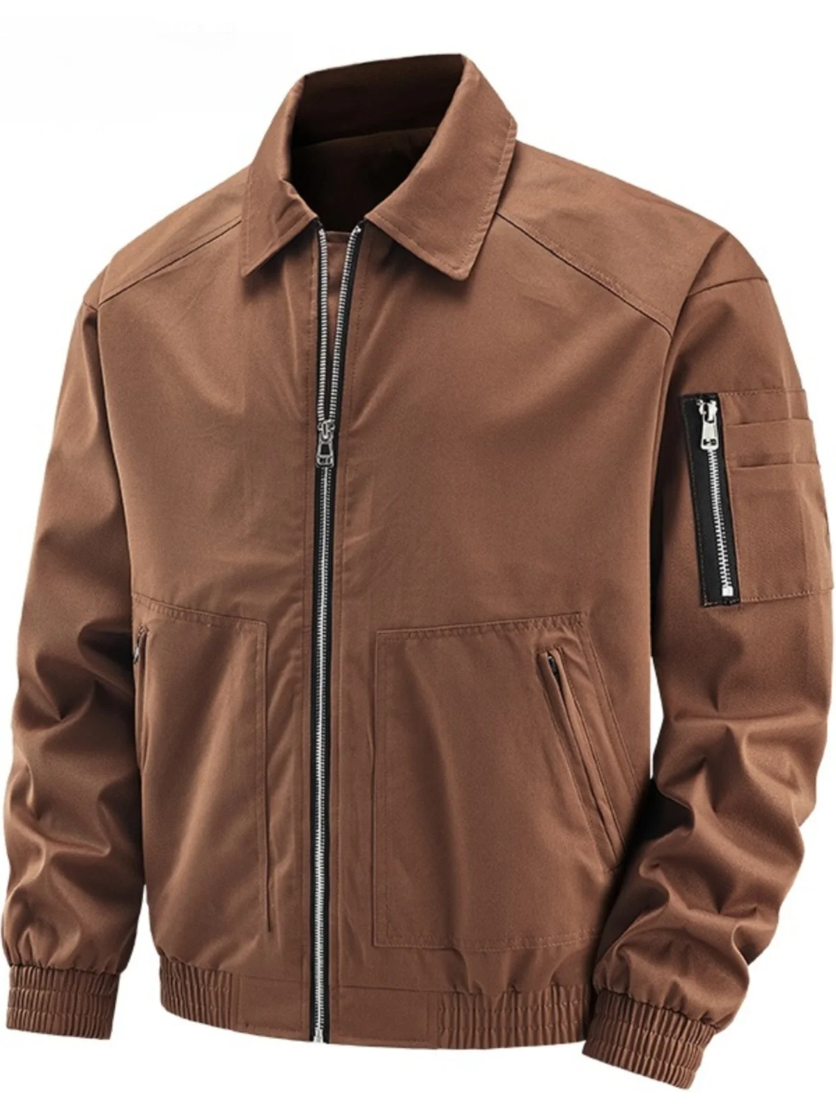 Outdoor Work Jaet Baseball orm Pilot Coat Youth Faion Spring Autumn Long Sve ort Sle Outerwear for Men
Outdoor Work Jaet Baseball orm Pilot Coat Youth Faion Spring Autumn Long Sve ort Sle Outerwear for Men