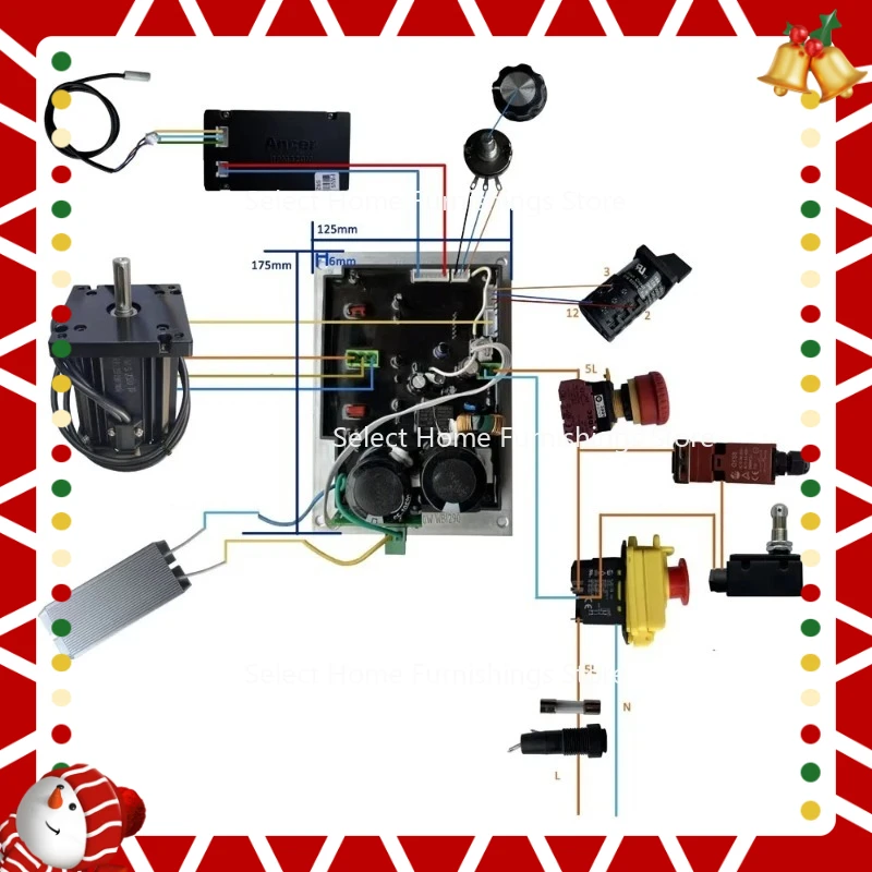 Apply To Brushless DC Motor Variable Speed Speed Control Board Circuit Board Drilling/Milling Medium/Small Lathe Accessories
Apply To Brushless DC Motor Variable Speed Speed Control Board Circuit Board Drilling/Milling Medium/Small Lathe Accessories
