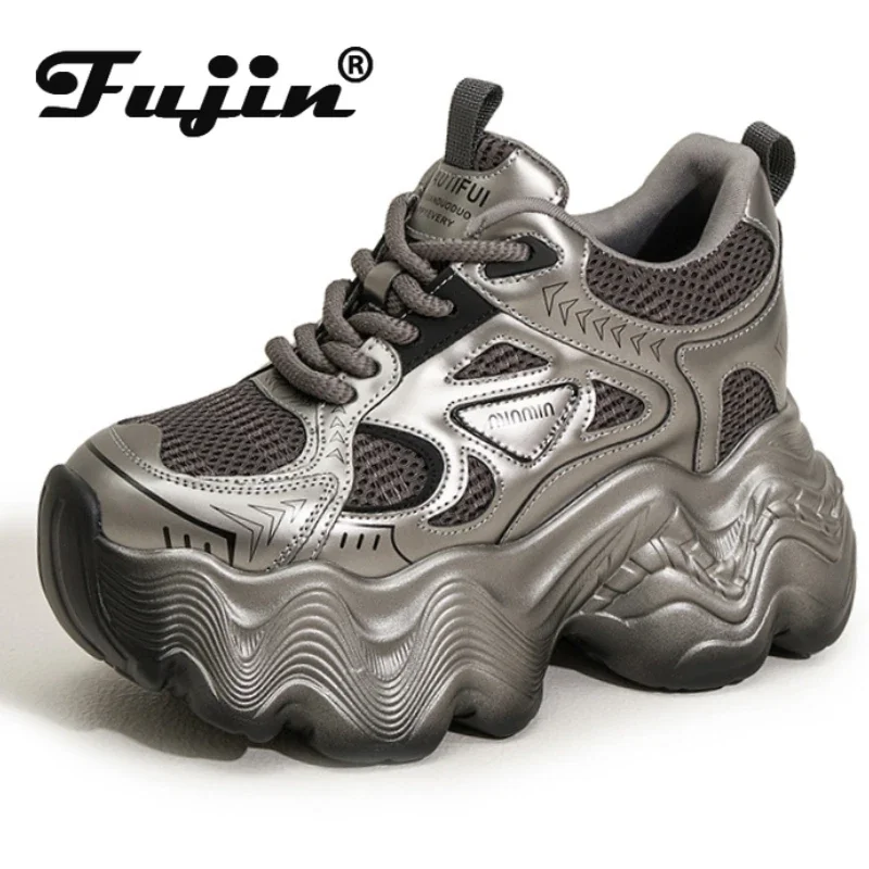 Fujin 9.5cm Air Mesh Microfiber Leather Spring Platform Wedge Chunky Sneakers Women Casual Skate Boarding Fashion Autumn Shoes
Fujin 9.5cm Air Mesh Microfiber Leather Spring Platform Wedge Chunky Sneakers Women Casual Skate Boarding Fashion Autumn Shoes