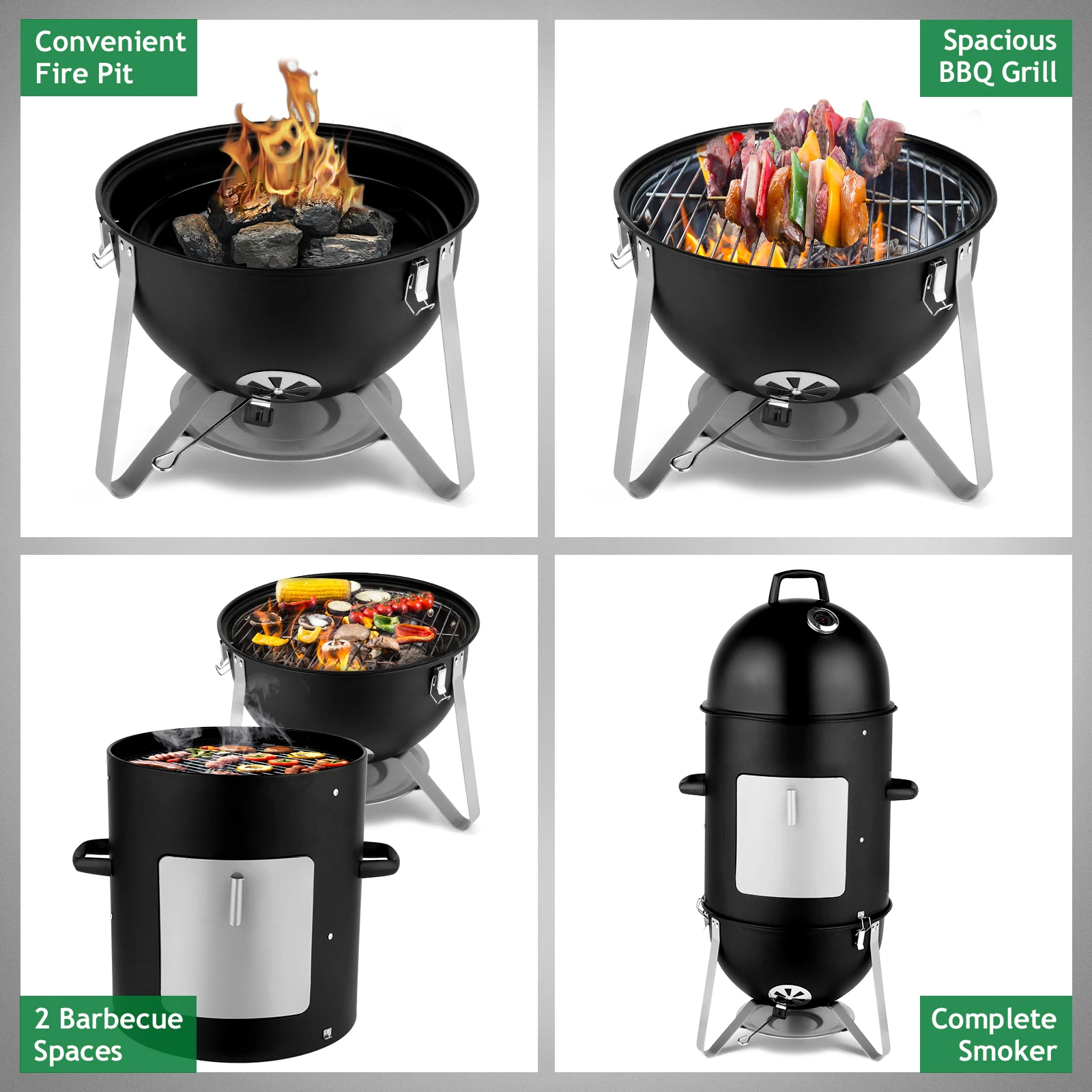 48 * 48 * 119Cm black, three layers, oval tube, smoke oven, iron, carbon oven (same style as 60608693)
48 * 48 * 119Cm black, three layers, oval tube, smoke oven, iron, carbon oven (same style as 60608693)