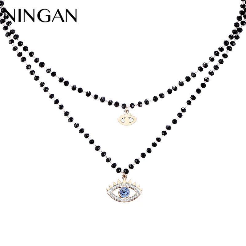 NINGAN Fashion Crystal Eye Necklaces Vintage Devil Eyes Pendant Necklace Eyeball Evil Eye Necklace Gifts for Womoen
NINGAN Fashion Crystal Eye Necklaces Vintage Devil Eyes Pendant Necklace Eyeball Evil Eye Necklace Gifts for Womoen