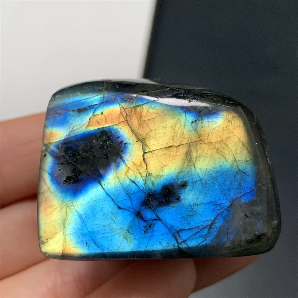 Bright Natural Yellow Blue Light Labradorite Standing Mineral Specimens Orange Purple Light Labrador Stone Ornament Bead Pendant
Bright Natural Yellow Blue Light Labradorite Standing Mineral Specimens Orange Purple Light Labrador Stone Ornament Bead Pendant