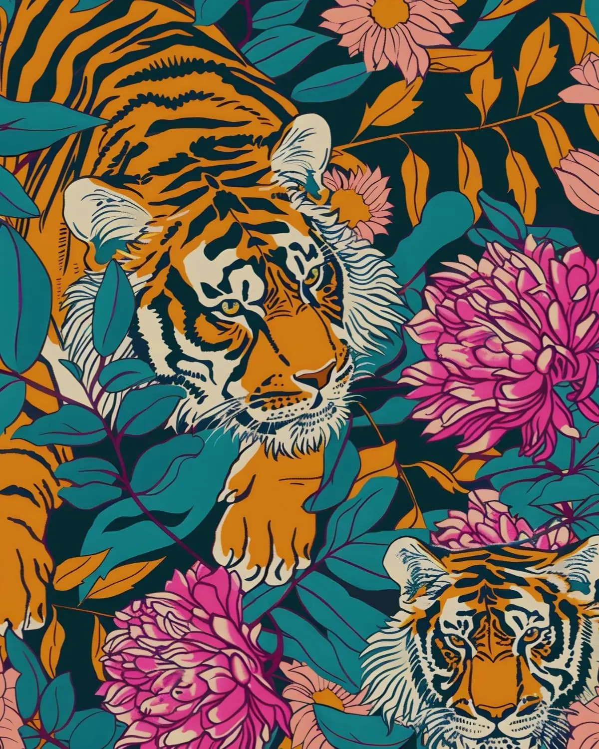 Extra Long Tiger Stick and Peel Wallpaper Vintage Floral Contact Paper Removable Boho Wall Decor for Bathroom Cabinet
Extra Long Tiger Stick and Peel Wallpaper Vintage Floral Contact Paper Removable Boho Wall Decor for Bathroom Cabinet