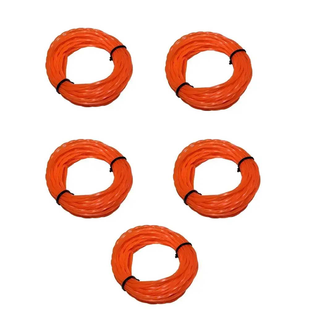 Straw Rope Grass Rope High Quality Nylon Orange 0.095 Inch 100% New String Trimmer Parts For Cordless Grass Trimmer
Straw Rope Grass Rope High Quality Nylon Orange 0.095 Inch 100% New String Trimmer Parts For Cordless Grass Trimmer