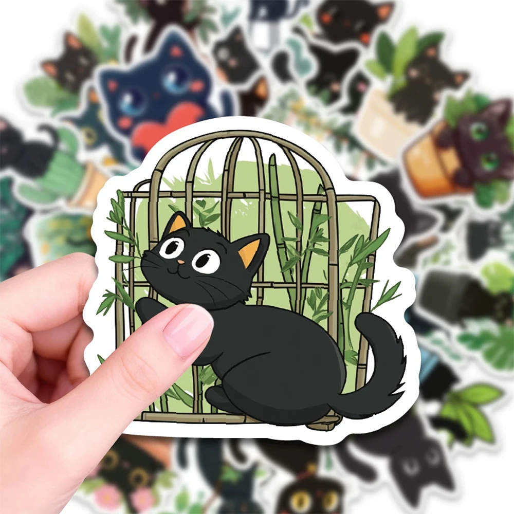 10/30/50pcs Kawaii Plant Black Cat Cartoon Stickers DIY Notebook Phone Guitar Suitcase Cute Animal Graffiti Sticker Fun for Toy
10/30/50pcs Kawaii Plant Black Cat Cartoon Stickers DIY Notebook Phone Guitar Suitcase Cute Animal Graffiti Sticker Fun for Toy
