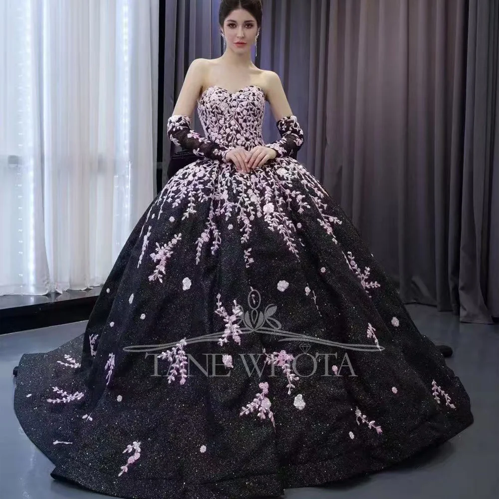 Vestidos Para Quinceañera Милое черное роскошное длинное платье на шнуровке сзади и вышивкой бисером с бантом по индивидуальному заказу
Vestidos Para Quinceañera Милое черное роскошное длинное платье на шнуровке сзади и вышивкой бисером с бантом по индивидуальному заказу