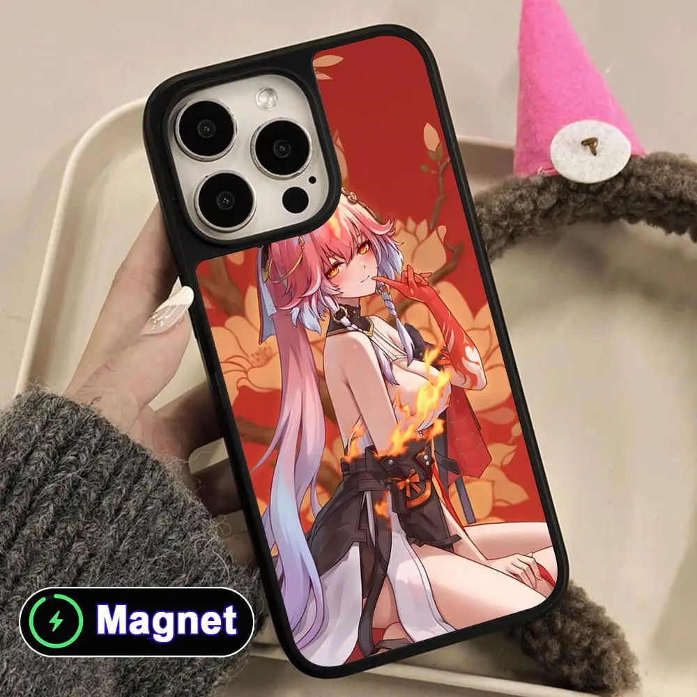 Wuthering Waves Changli Phone Case for iPhone 17 16 15 14 13 12 11 Air Pro Max Plus Matte Surface Magnet Cover
Wuthering Waves Changli Phone Case for iPhone 17 16 15 14 13 12 11 Air Pro Max Plus Matte Surface Magnet Cover