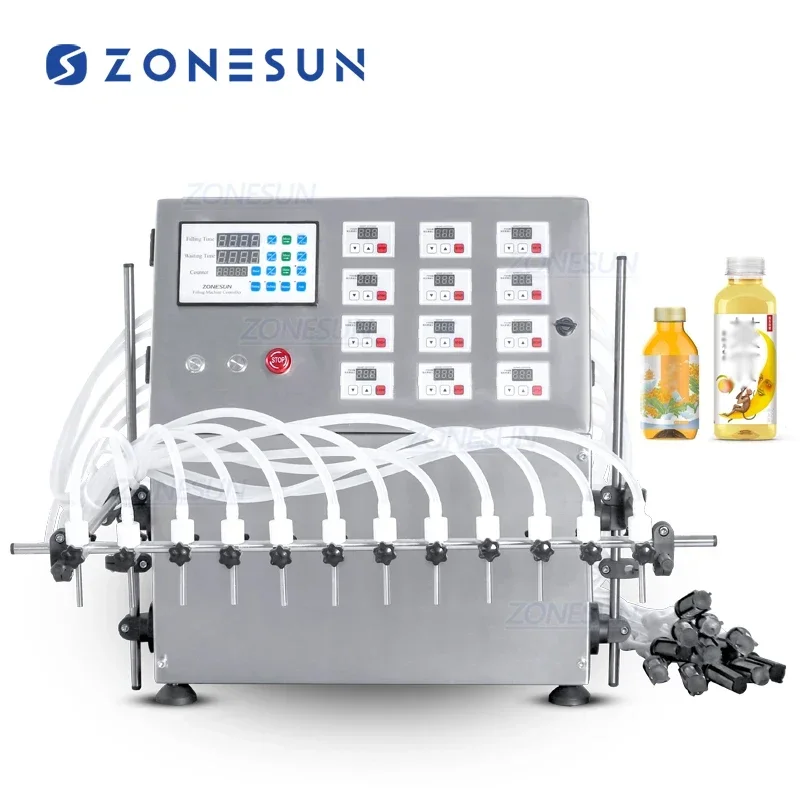 ZONESUN ZS-DPYT12P Полуавтоматический мембранный насос с 12-головочным насосом для розлива жидкостей
ZONESUN ZS-DPYT12P Полуавтоматический мембранный насос с 12-головочным насосом для розлива жидкостей