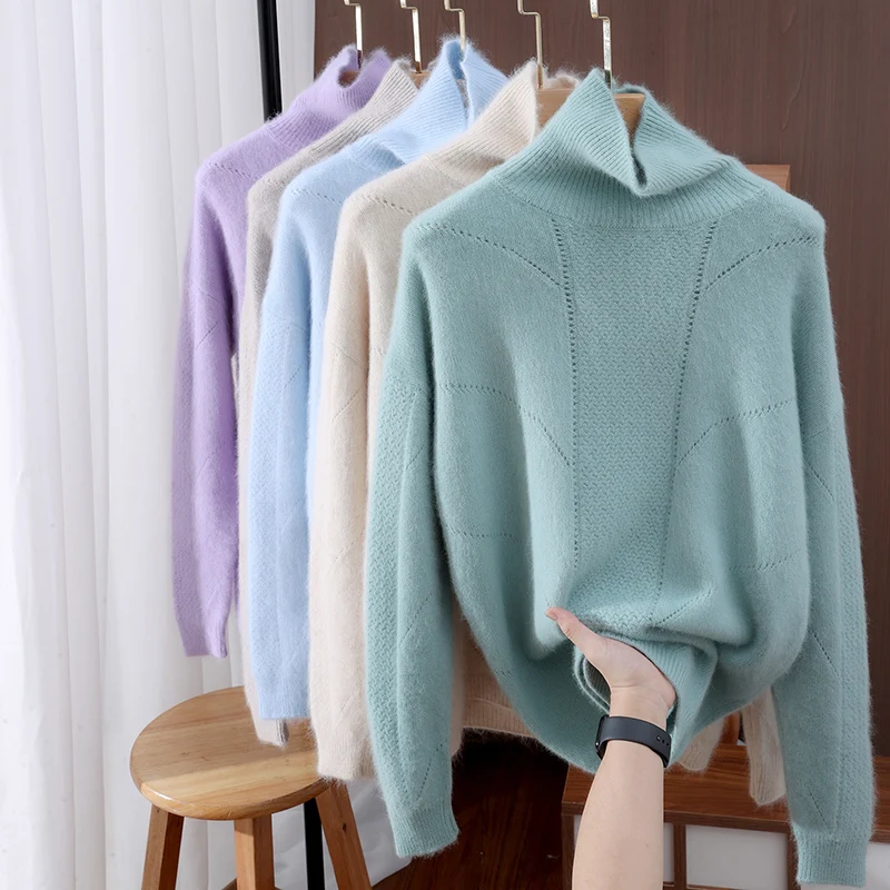 Осень/зима, новый норковый кашемировый свитер, женская теплая рубашка с высоким лацканом и длинными рукавами, модная вязаная нижняя рубашка
Осень/зима, новый норковый кашемировый свитер, женская теплая рубашка с высоким лацканом и длинными рукавами, модная вязаная нижняя рубашка