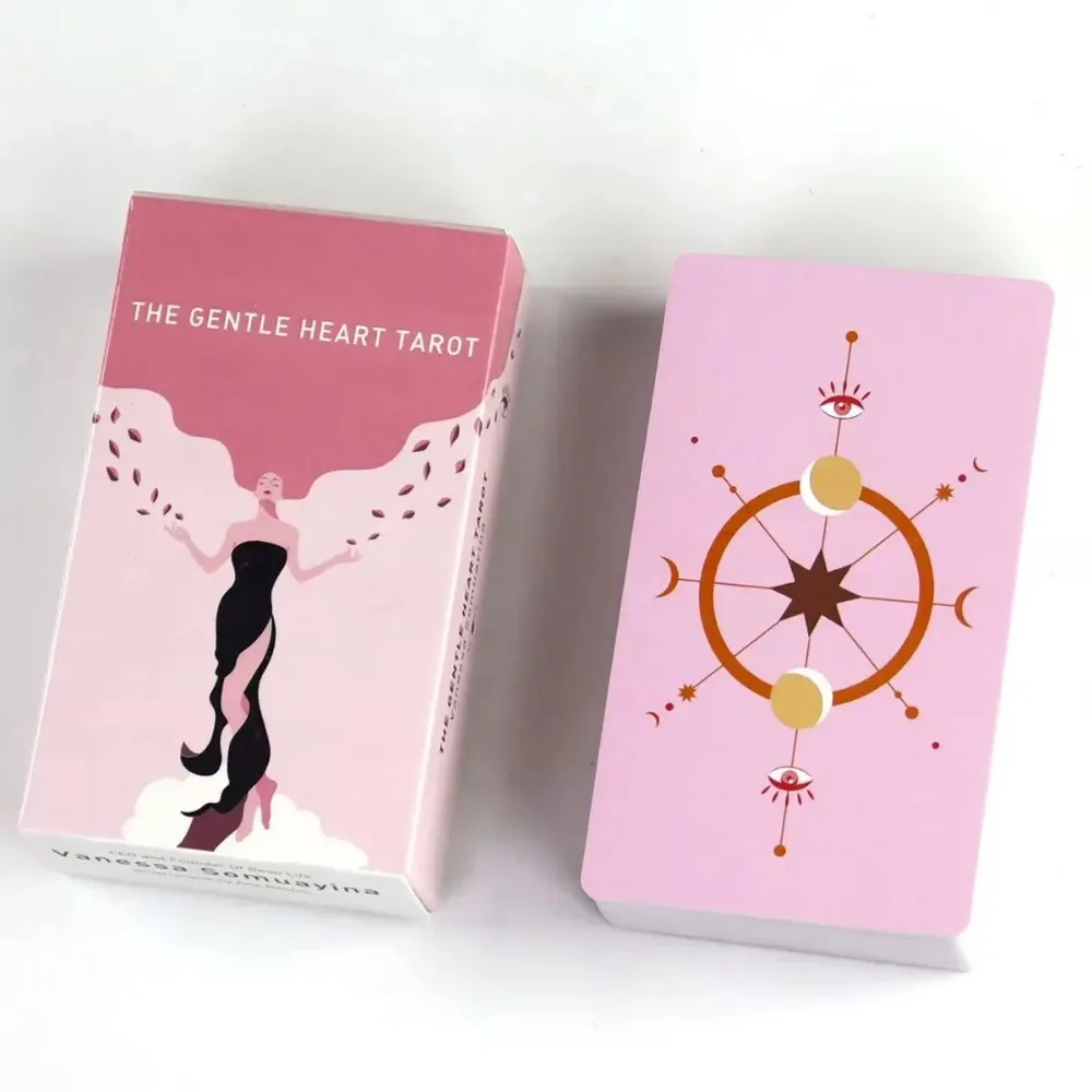 Gentle Heart Tarot 10.3*6cm 78 Pcs Pink Cards Bring To The Surface The Truths That You Subconsciously Are Already Aware of
Gentle Heart Tarot 10.3*6cm 78 Pcs Pink Cards Bring To The Surface The Truths That You Subconsciously Are Already Aware of