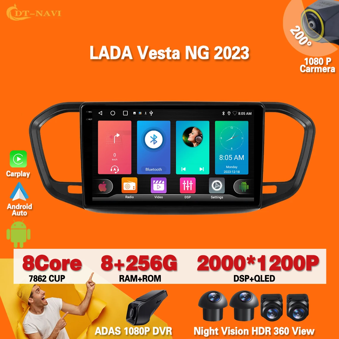 Android 13 For Lada VESTA 2023 Car Radio Stereo Multimedia Video Player Navigation GPS Carplay WIFI 4G BT DSP No 2din 2din dvd
Android 13 For Lada VESTA 2023 Car Radio Stereo Multimedia Video Player Navigation GPS Carplay WIFI 4G BT DSP No 2din 2din dvd