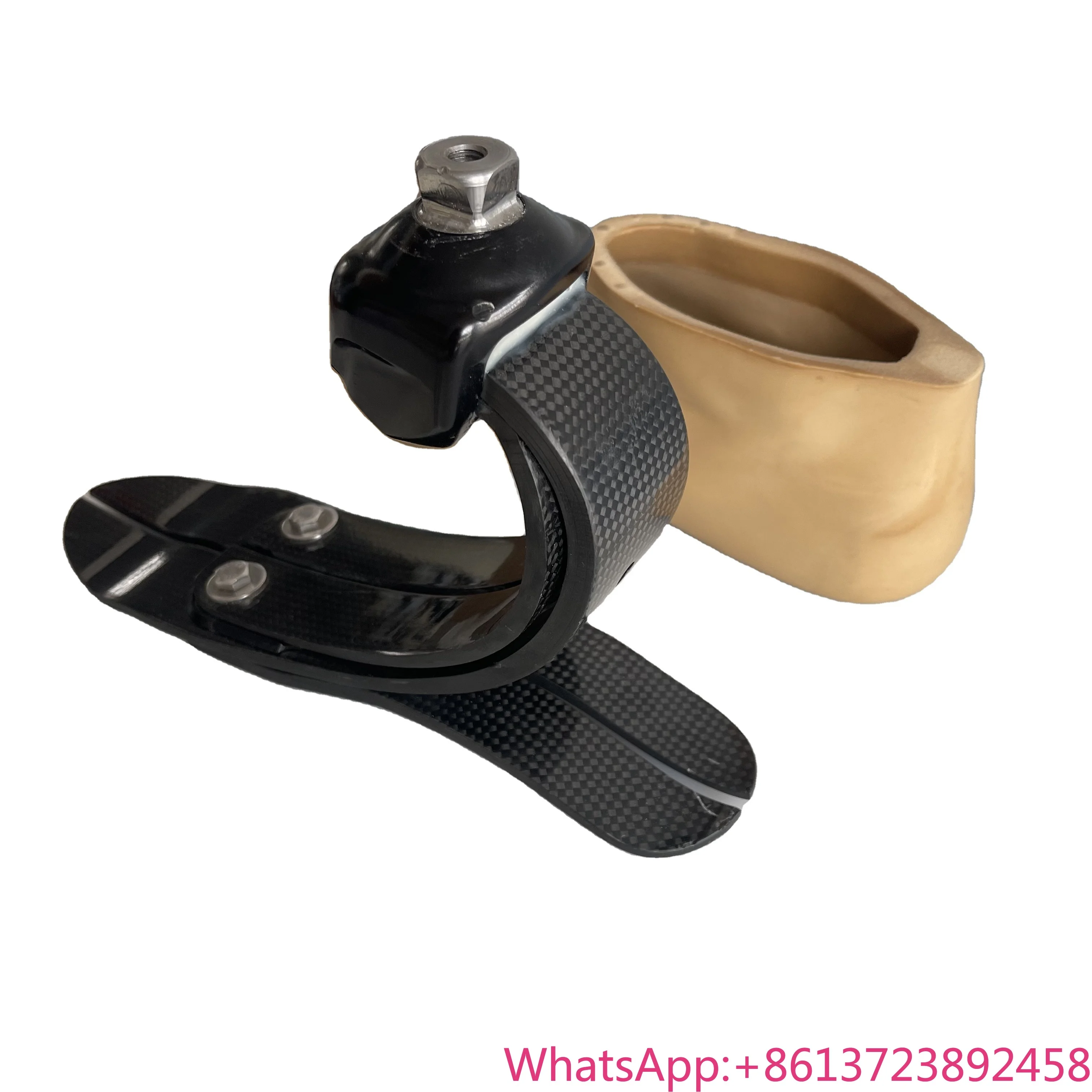High Ankle Carbon Fiber Prosthetic Knee for Running Sports Medical Device
High Ankle Carbon Fiber Prosthetic Knee for Running Sports Medical Device