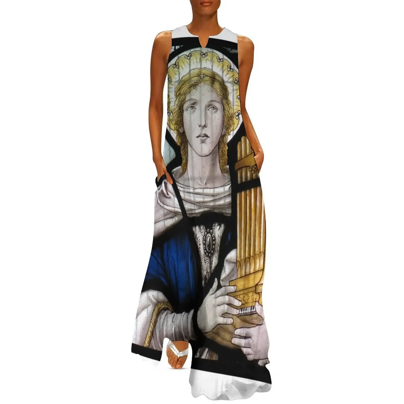 Saint Cecilia Long Dress Beachwear summer women's dress 2025 Women's summer long dress
Saint Cecilia Long Dress Beachwear summer women's dress 2025 Women's summer long dress