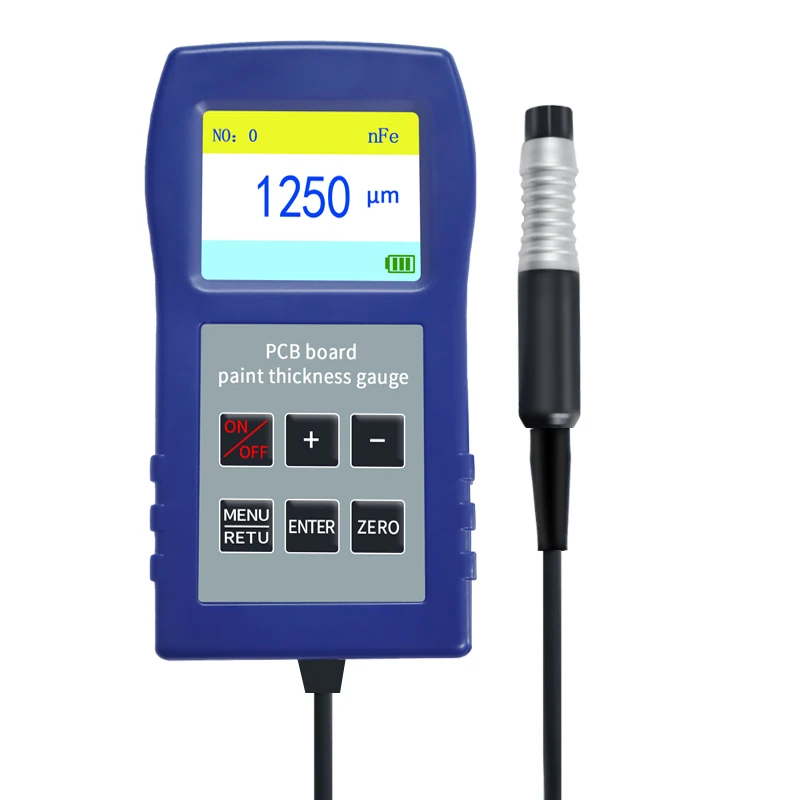 Eddy Current Coating Thickness Gauge Accuracy 0-1250m Range 0.1m Resolution Plastic Material
Eddy Current Coating Thickness Gauge Accuracy 0-1250m Range 0.1m Resolution Plastic Material