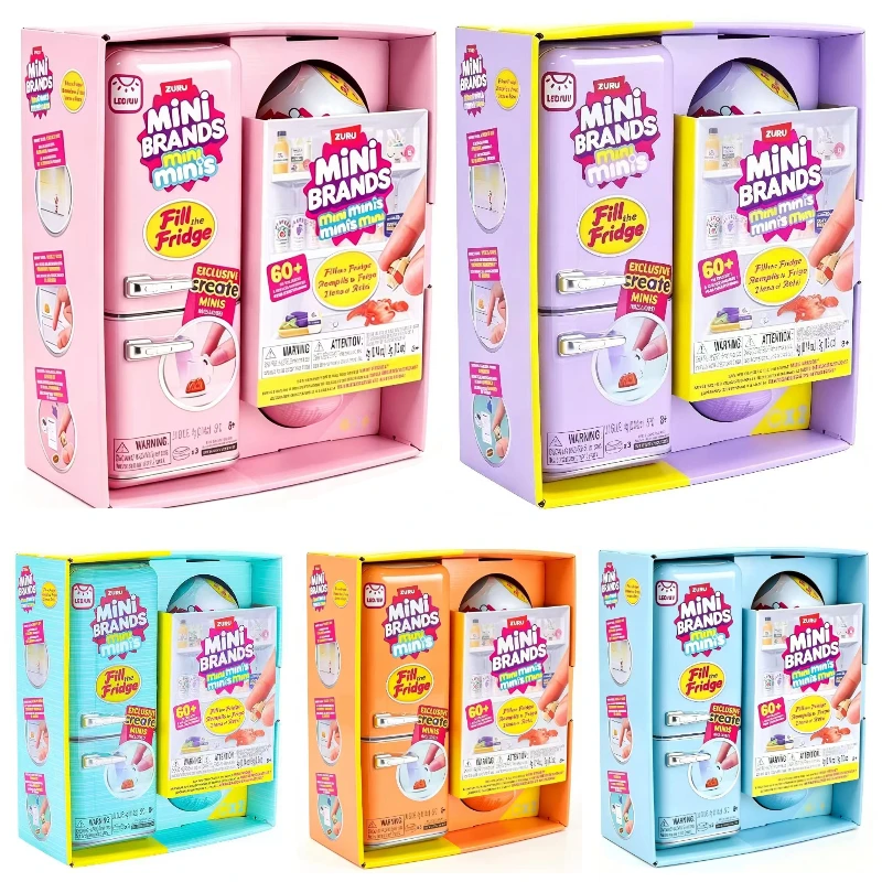 5 Styles Mini Refrigerator Miniature Food Blind Ball Mystery Blind Box Simulation Model Kids Educational Collectible Toy Playset
5 Styles Mini Refrigerator Miniature Food Blind Ball Mystery Blind Box Simulation Model Kids Educational Collectible Toy Playset