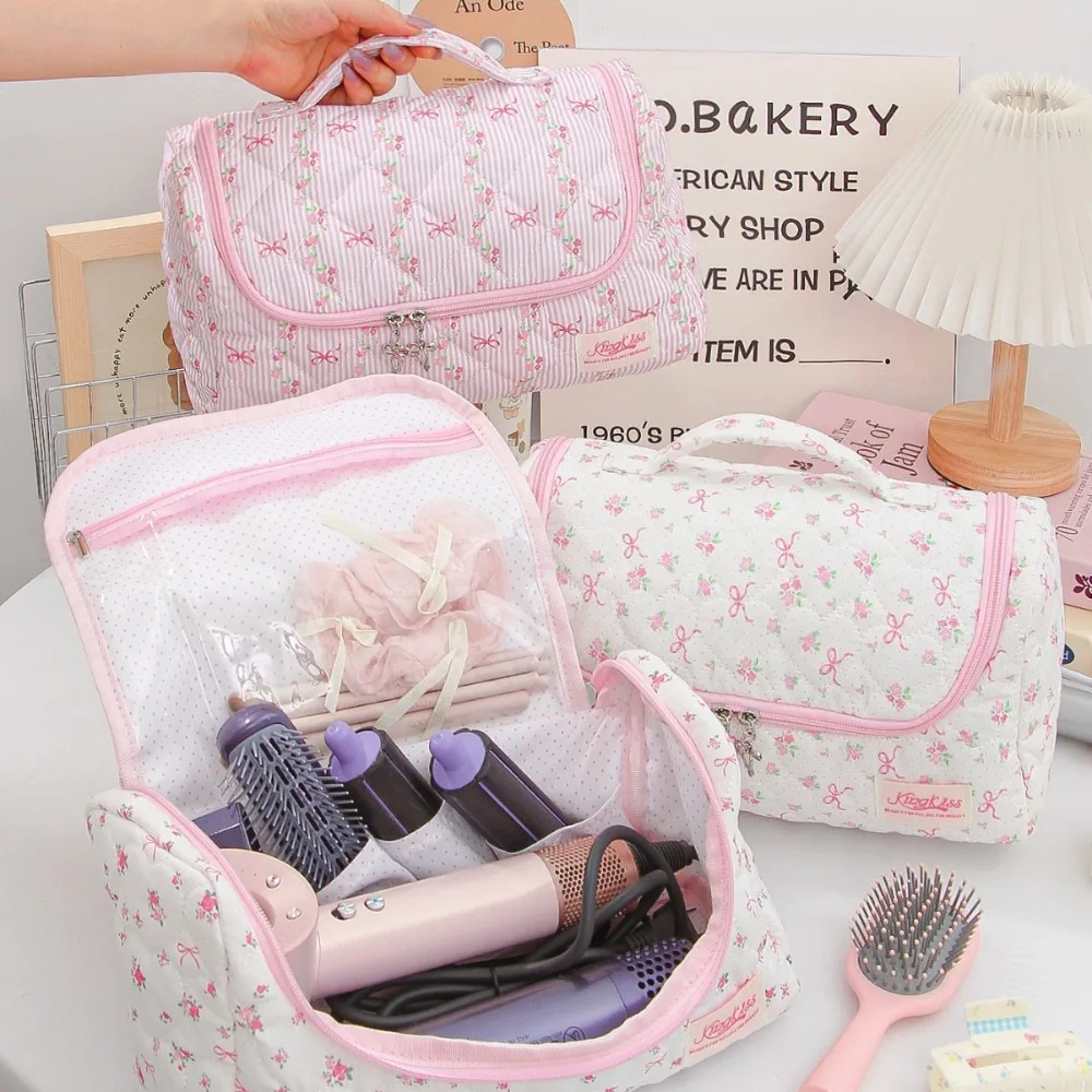 Cotton Fabric Large Capacity Cosmetic Storage Bag for Women Travel Multifunctional Toiletry Bag for Hair Dryer Organizer Case
Cotton Fabric Large Capacity Cosmetic Storage Bag for Women Travel Multifunctional Toiletry Bag for Hair Dryer Organizer Case