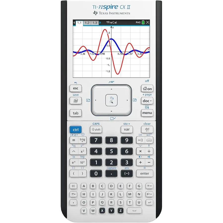 Texas Instruments TINspire CX II Цветной графический калькулятор с студенческим программным обеспечением PC Mac White 3,54 x 7,48 для продвинутых математик и
Texas Instruments TINspire CX II Цветной графический калькулятор с студенческим программным обеспечением PC Mac White 3,54 x 7,48 для продвинутых математик и