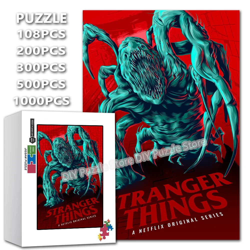 Пазл-головоломка «Чудовищные истории» (108/200/300/500/1000/1500 элементов) с персонажами фильмов ужасов, развивающая игрушка
Пазл-головоломка «Чудовищные истории» (108/200/300/500/1000/1500 элементов) с персонажами фильмов ужасов, развивающая игрушка