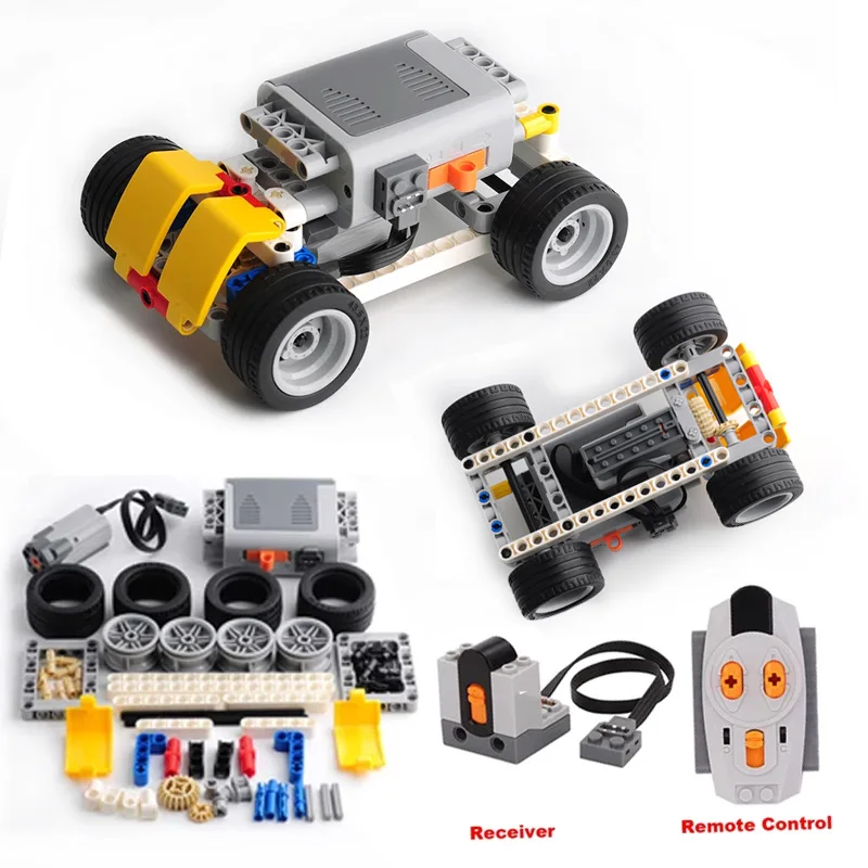 68PCS Assembled Cars Technology Building Blocks Parts With M Motor DIY Vehicle Power Functions Model MOC Bricks Toys Boys Gifts
68PCS Assembled Cars Technology Building Blocks Parts With M Motor DIY Vehicle Power Functions Model MOC Bricks Toys Boys Gifts