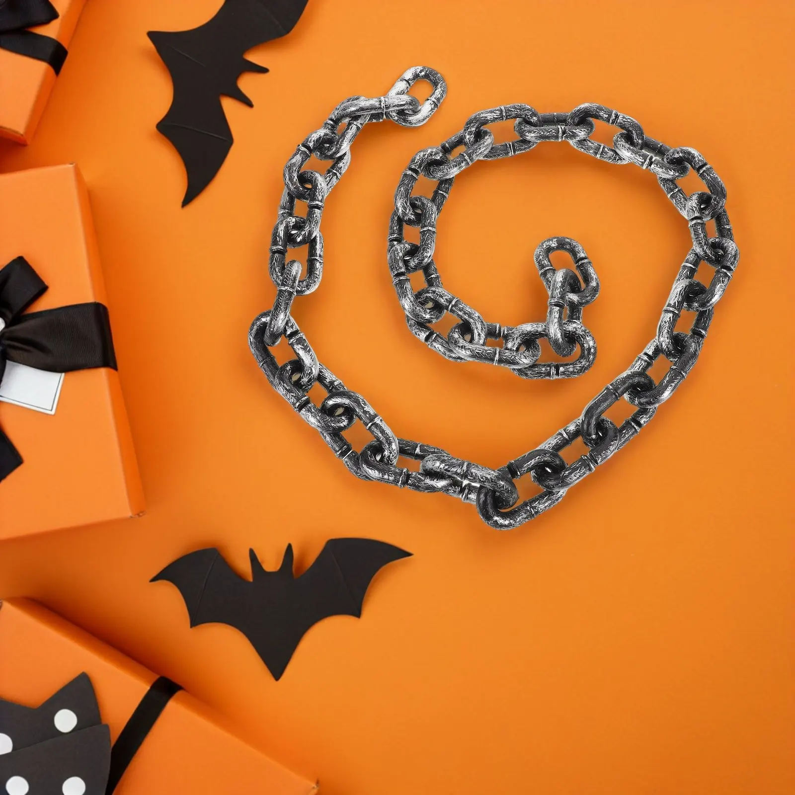Plastic Halloween Chain Fake Chains Props 151.5cm Creepy Costume Accessory Haunted House Party Decoration Prison Theme
Plastic Halloween Chain Fake Chains Props 151.5cm Creepy Costume Accessory Haunted House Party Decoration Prison Theme