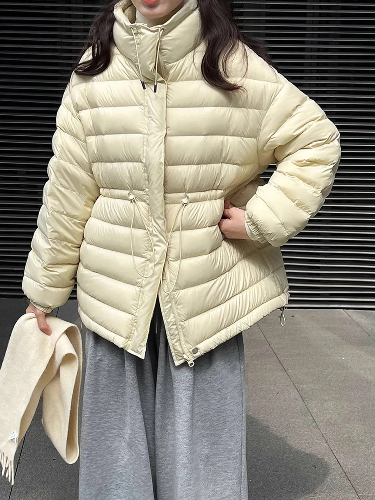 EXJR Winter Women's Puffer Jacket Stand Collar Slim Fit Duck down Coat Warmth 90 White Duck Feather Short Length Zipper Closure
EXJR Winter Women's Puffer Jacket Stand Collar Slim Fit Duck down Coat Warmth 90 White Duck Feather Short Length Zipper Closure
