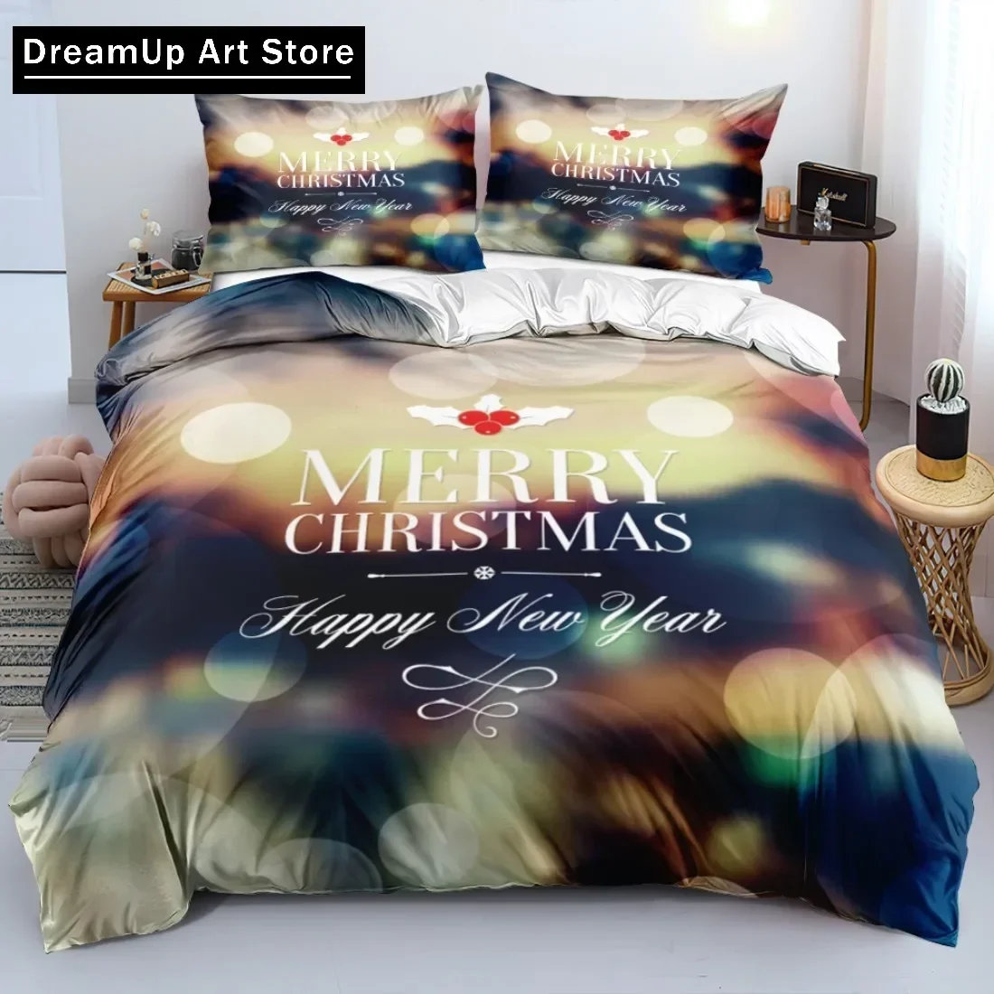 3D Merry Christmas Bedding Set Duvet Cover Bed Set Quilt Cover Twin Single Queen King Size Boys Adult Home Textile Decor
3D Merry Christmas Bedding Set Duvet Cover Bed Set Quilt Cover Twin Single Queen King Size Boys Adult Home Textile Decor