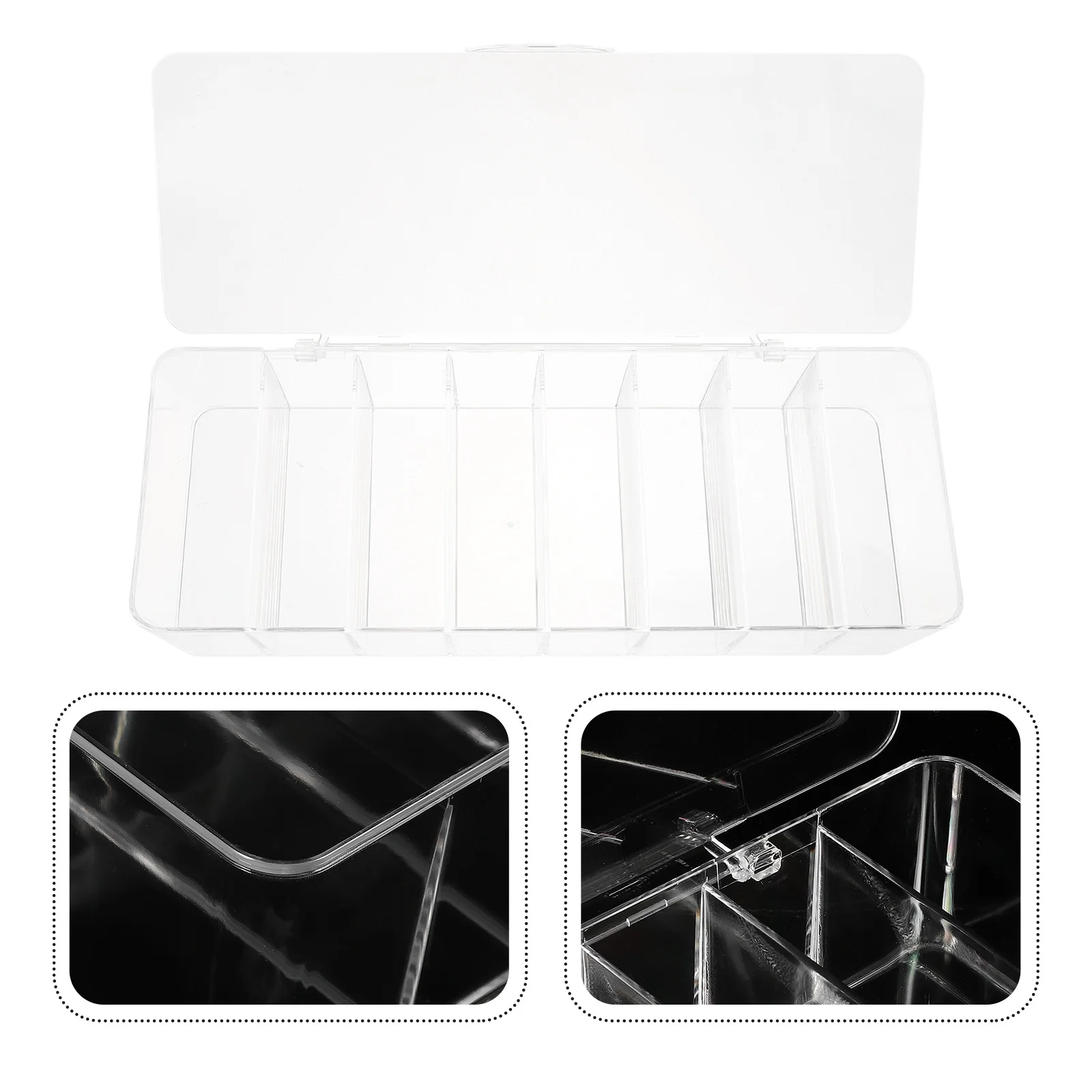 8 Compartment Cable Organizer Box Dustproof Plastic Storage for Cords Earphones Waterproof Desktop Wire Management
8 Compartment Cable Organizer Box Dustproof Plastic Storage for Cords Earphones Waterproof Desktop Wire Management