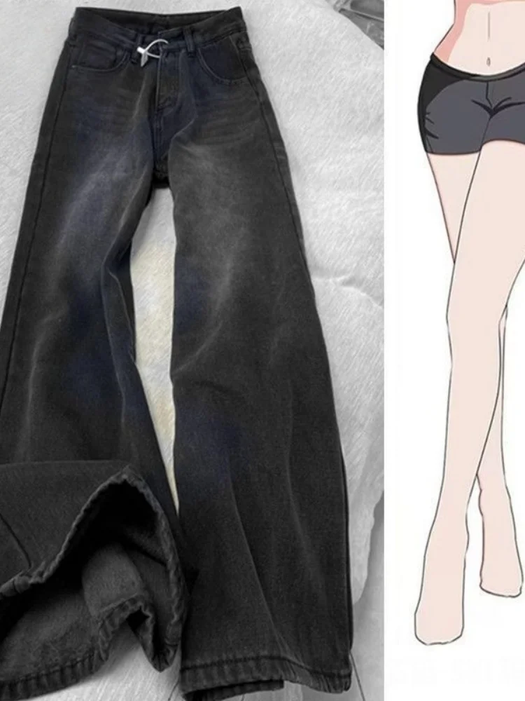 Женские джинсы больших размеров с высокой талией и широкими штанинами, осенне-зимние, утепленные флисом, прямые, свободные, стройнящие
Женские джинсы больших размеров с высокой талией и широкими штанинами, осенне-зимние, утепленные флисом, прямые, свободные, стройнящие