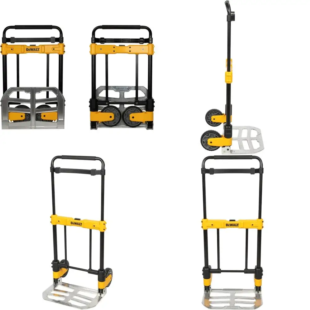 Прочная стальная ручная тележка с грузоподъемностью 420 фунтов, телескопической ручкой и 7-дюймовыми колесами
Прочная стальная ручная тележка с грузоподъемностью 420 фунтов, телескопической ручкой и 7-дюймовыми колесами