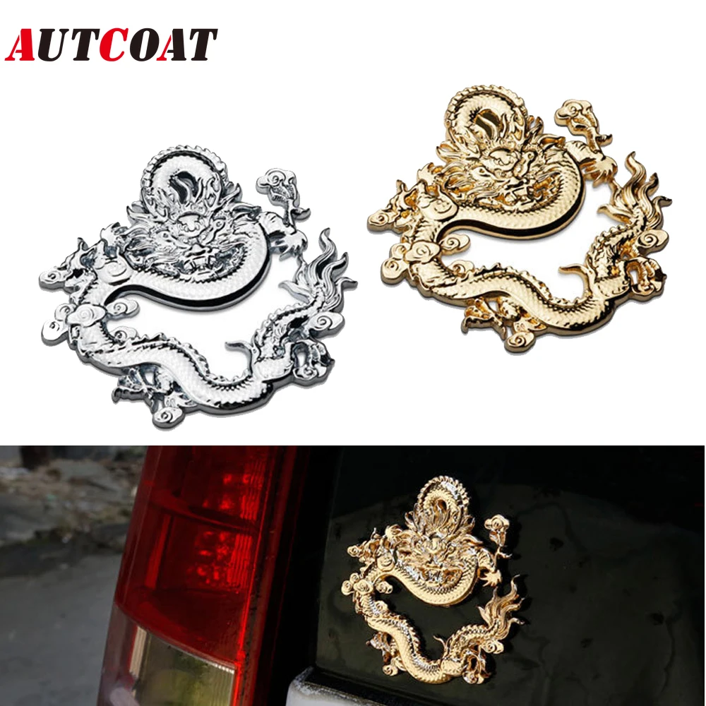 AUTCOAT 1Pcs Metal Car Side/Rear/Front Decorations Badge Emblem 3D Self-Adhesive Nameplate Sticker for Car
AUTCOAT 1Pcs Metal Car Side/Rear/Front Decorations Badge Emblem 3D Self-Adhesive Nameplate Sticker for Car