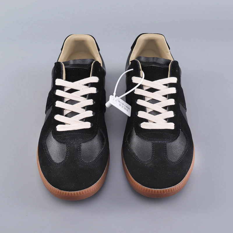 Classic Retro German Training Shoes, Women's Little White Shoes, Spring and Autumn New Versatile Lace up Genuine Leather Flat Bo 
Classic Retro German Training Shoes, Women's Little White Shoes, Spring and Autumn New Versatile Lace up Genuine Leather Flat Bo