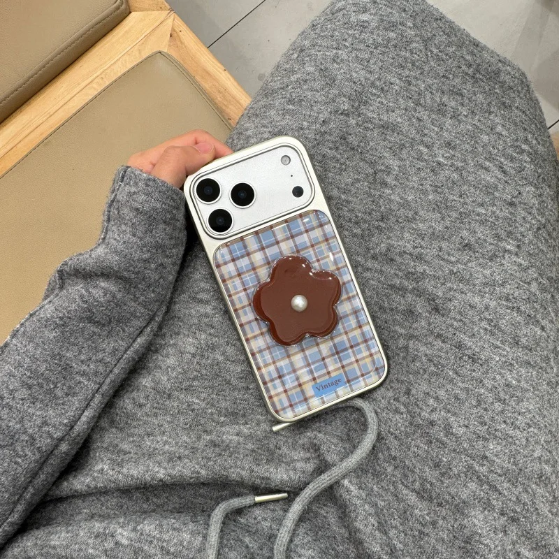 For IPhone 17 16 15 14 Promax for 17 16 15 14 Pro for IPhone 17 16 15 14 13 Phone Case with Grid Flower Bracket Anti-fall
For IPhone 17 16 15 14 Promax for 17 16 15 14 Pro for IPhone 17 16 15 14 13 Phone Case with Grid Flower Bracket Anti-fall