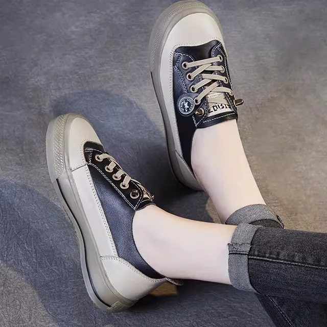 Leather Slip-On Casual Shoes Women's New Style Breathable Wear-Resistant Soft Bottom Cow Tendon Flat Heel round Toe Shoes
Leather Slip-On Casual Shoes Women's New Style Breathable Wear-Resistant Soft Bottom Cow Tendon Flat Heel round Toe Shoes
