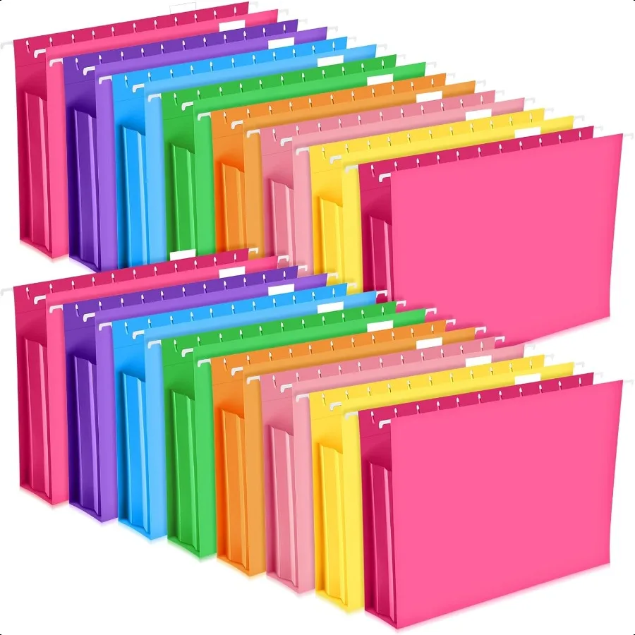 40 Pcs Hanging File Folders Extra Capacity File Folders Letter Size for Filing Cabinet Expandable Reinforced Color Hanging Orga
40 Pcs Hanging File Folders Extra Capacity File Folders Letter Size for Filing Cabinet Expandable Reinforced Color Hanging Orga