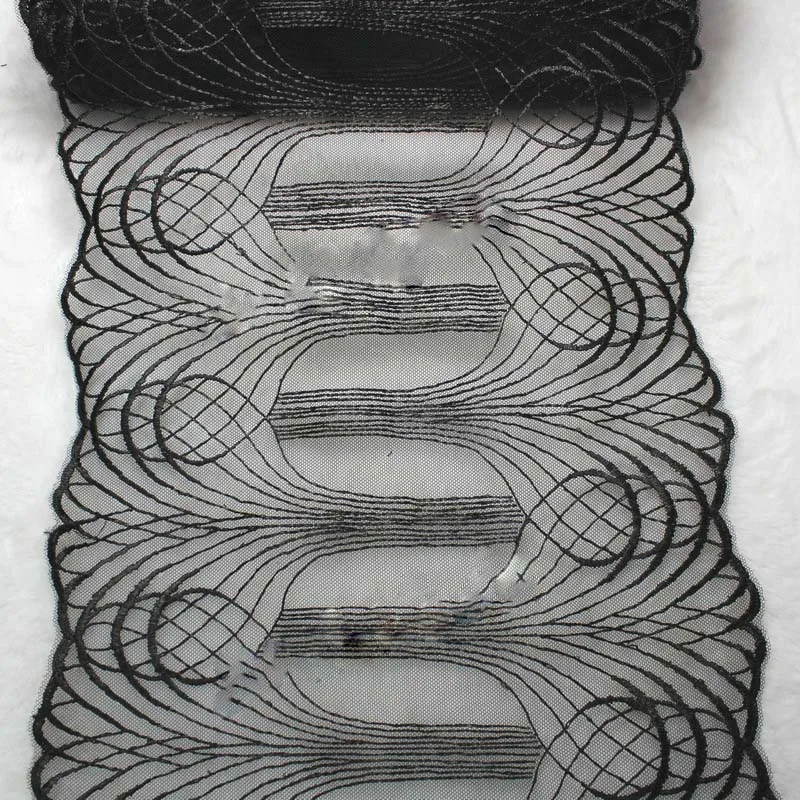 20Yards Two Tones Black Embroidery Lace Trim Skirt Hem For Clothes Sewing Accessories Lingerie Dress Sleeve
20Yards Two Tones Black Embroidery Lace Trim Skirt Hem For Clothes Sewing Accessories Lingerie Dress Sleeve