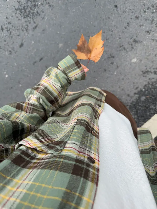 Vintage Plaid Long Sleeve Shirt Loose Fit Men's Spring Autumn Casual Outerwear Versatile Stylish Trendy Button up Coat
Vintage Plaid Long Sleeve Shirt Loose Fit Men's Spring Autumn Casual Outerwear Versatile Stylish Trendy Button up Coat