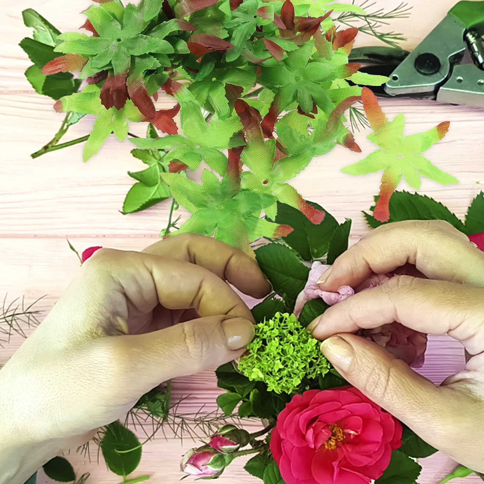 100pcs Fabric Flower Sepals Green Artificial Craft Petals DIY Fake Calyxes for Soap Roses Durable Realistic Workmanship Diy
100pcs Fabric Flower Sepals Green Artificial Craft Petals DIY Fake Calyxes for Soap Roses Durable Realistic Workmanship Diy