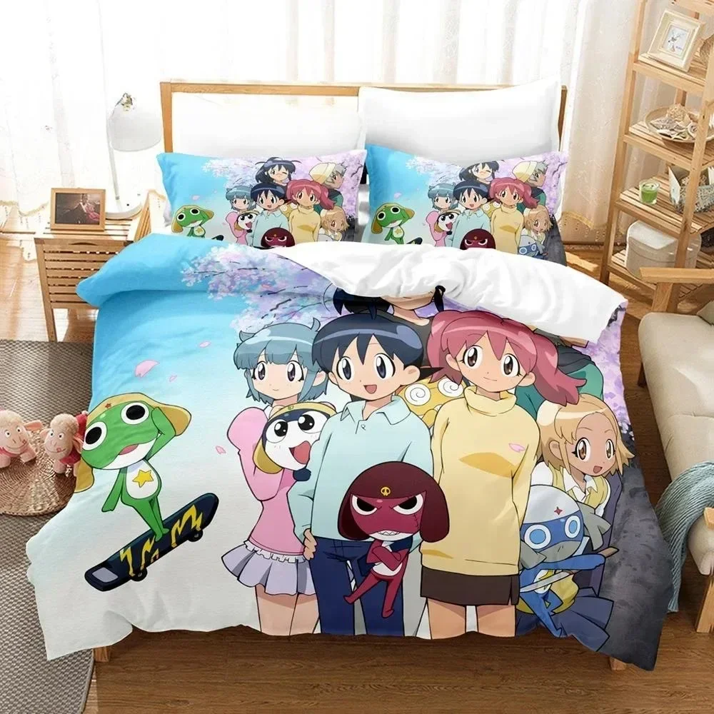 3D Kawaii cartoons Bed Sheet Keroro Frog Bedding Set Single Twin Full Queen King Size Bed Set Adult Kid Bedroom Duvet cover Sets
3D Kawaii cartoons Bed Sheet Keroro Frog Bedding Set Single Twin Full Queen King Size Bed Set Adult Kid Bedroom Duvet cover Sets