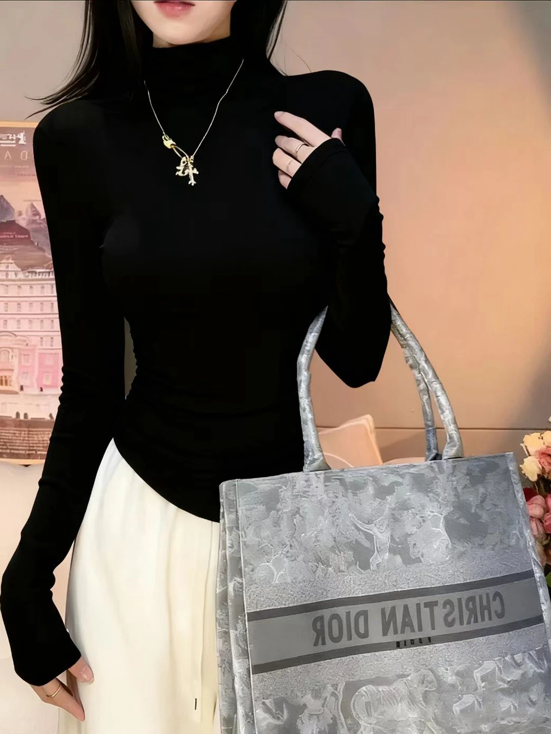 Korean Style Slim Fit Long Sleeve Knitted Sweater Women's Autumn Winter Half High Collar Irregular Hemline Fashionable Base S...
Korean Style Slim Fit Long Sleeve Knitted Sweater Women's Autumn Winter Half High Collar Irregular Hemline Fashionable Base S...