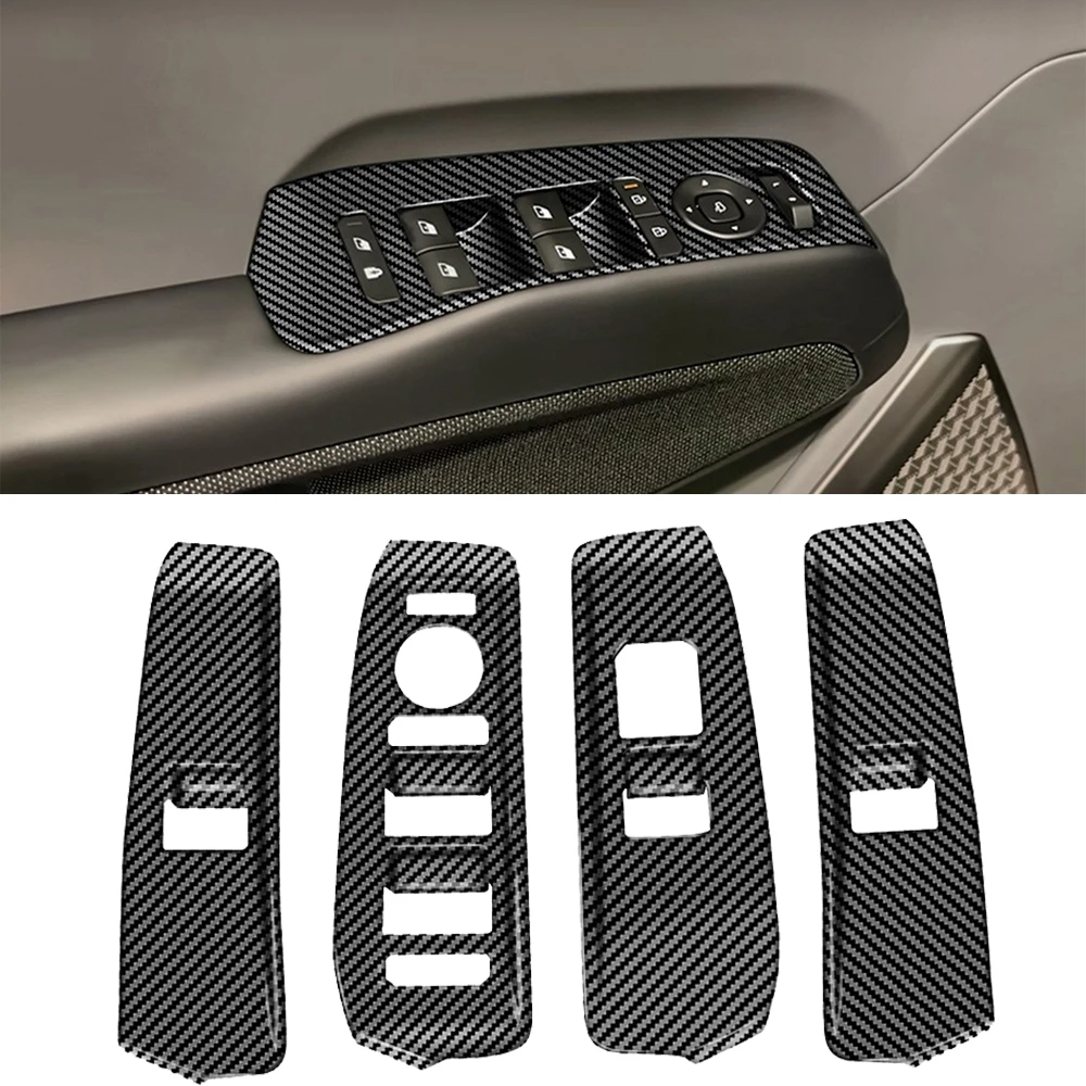 Newest Hot Sale Carbon Fiber Black For KIA EV9 ABS Carbon Fiber Interior Door Handle Switches Cover Trim Car Accessories
Newest Hot Sale Carbon Fiber Black For KIA EV9 ABS Carbon Fiber Interior Door Handle Switches Cover Trim Car Accessories