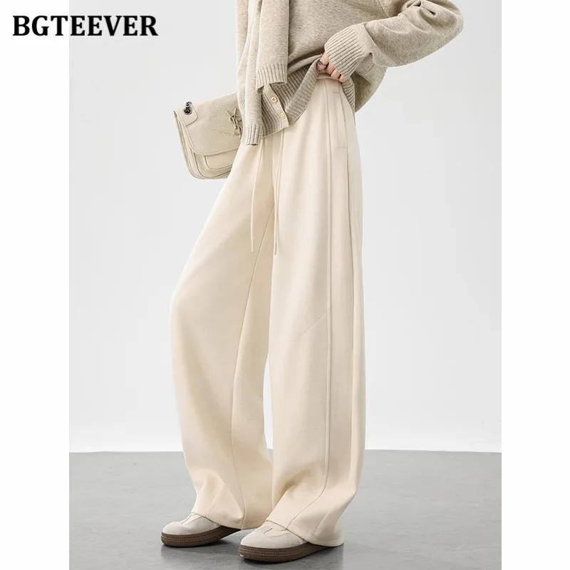 BGTEEVER осень-зима свободные женские широкие брюки повседневные длинные спортивные штаны на шнуровке для женщин
BGTEEVER осень-зима свободные женские широкие брюки повседневные длинные спортивные штаны на шнуровке для женщин