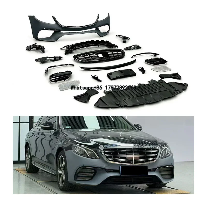 For W213 E200 E300 E250 2016-2020 Body Kit Upgrade Style Front Bumper Assembly Grille Body Kit
For W213 E200 E300 E250 2016-2020 Body Kit Upgrade Style Front Bumper Assembly Grille Body Kit