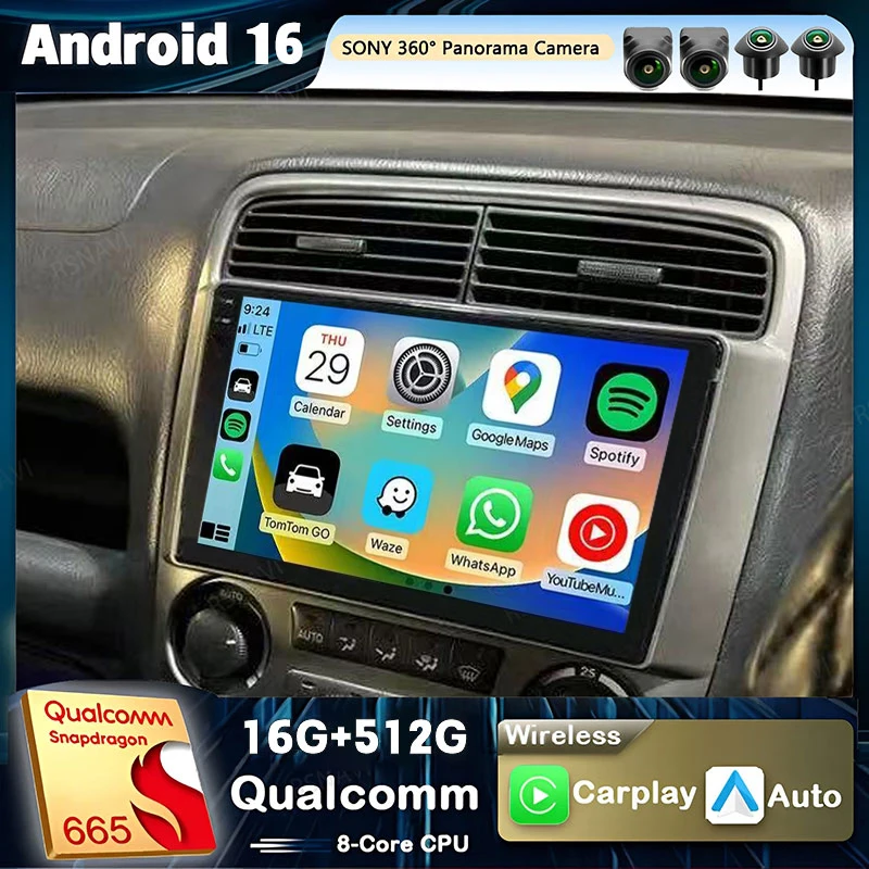 Android 16 Car Radio For Honda Stream 1 2000 2001 2002 2003 - 2006 Player Multimedia GPS DVD Navigation Stereo CarPlay Auto DSP
Android 16 Car Radio For Honda Stream 1 2000 2001 2002 2003 - 2006 Player Multimedia GPS DVD Navigation Stereo CarPlay Auto DSP