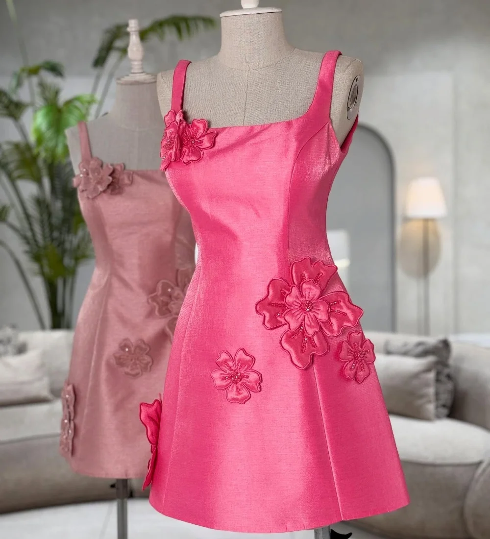 Customized Exquisite Charmeuse Pleat Flower A-line Square Neck Mini Luxury Party Bespoke Occasion Dresses High Quality
Customized Exquisite Charmeuse Pleat Flower A-line Square Neck Mini Luxury Party Bespoke Occasion Dresses High Quality