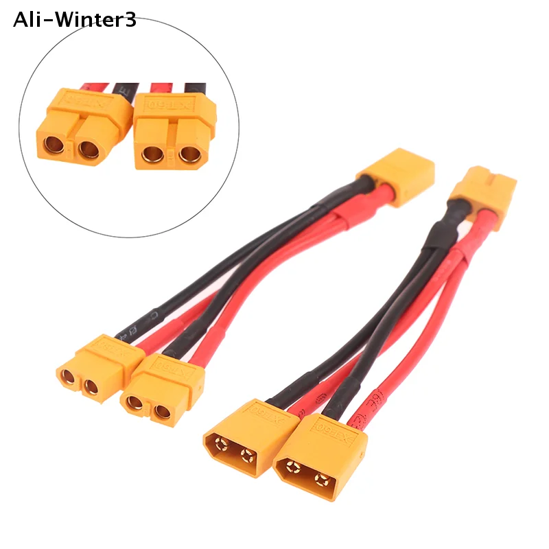 Кабель-разветвитель Y-типа (3-в-1) для подключения аккумуляторов, 14AWG, силиконовый провод, разъем XT60, для радиоуправляемых двигателей
Кабель-разветвитель Y-типа (3-в-1) для подключения аккумуляторов, 14AWG, силиконовый провод, разъем XT60, для радиоуправляемых двигателей