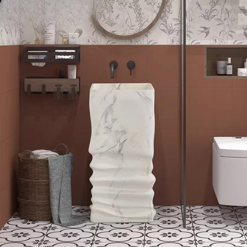 minimalist light luxury personalized washbasin designer integrated floor-standing face washbasin creative art column basin
minimalist light luxury personalized washbasin designer integrated floor-standing face washbasin creative art column basin
