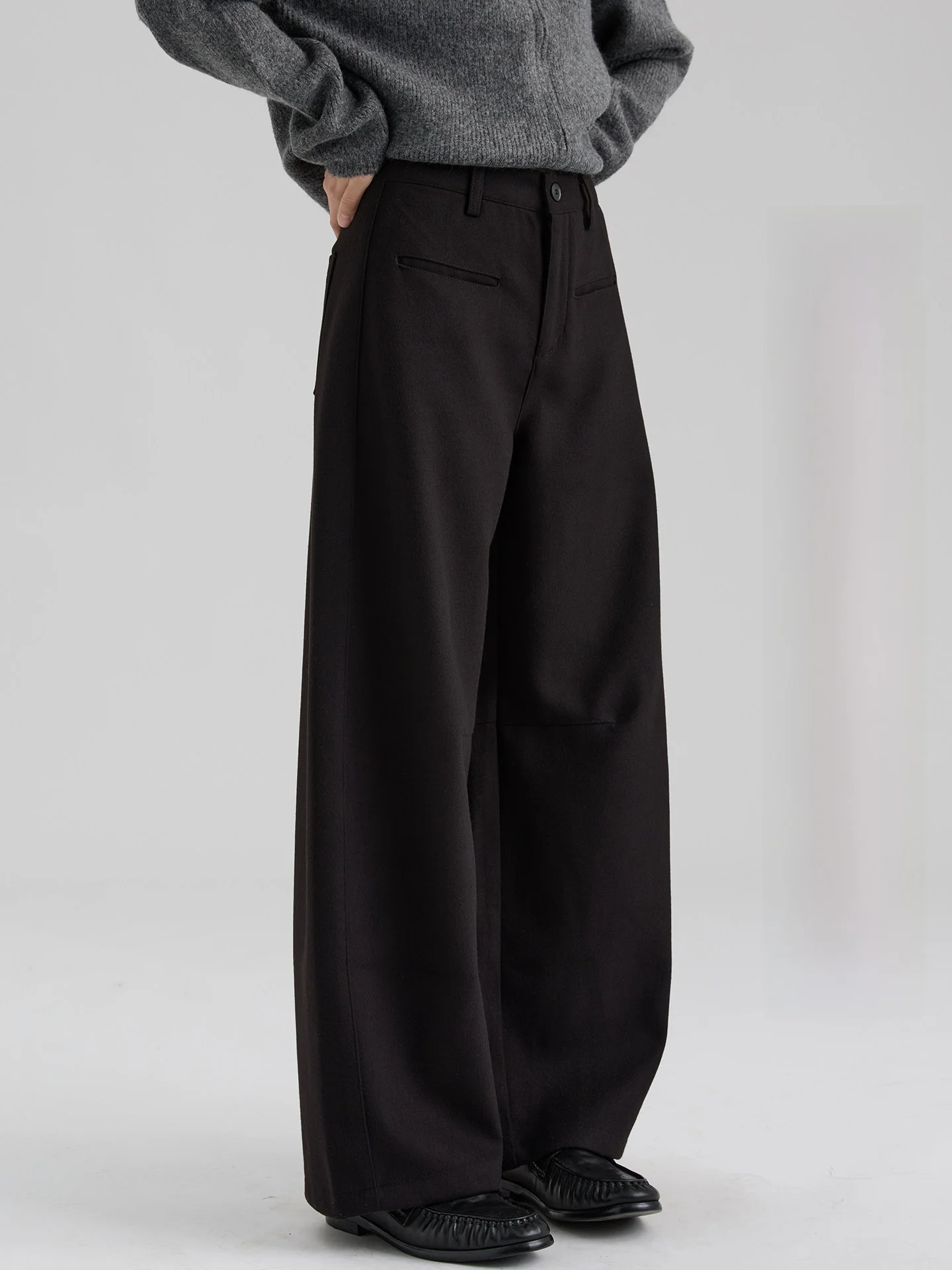 Spring New Sle Dwind2026 Women's Loose Slimming Knitted Casual Pants High Waist Straight Leg Drapey Pure Color Trousers
Spring New Sle Dwind2026 Women's Loose Slimming Knitted Casual Pants High Waist Straight Leg Drapey Pure Color Trousers