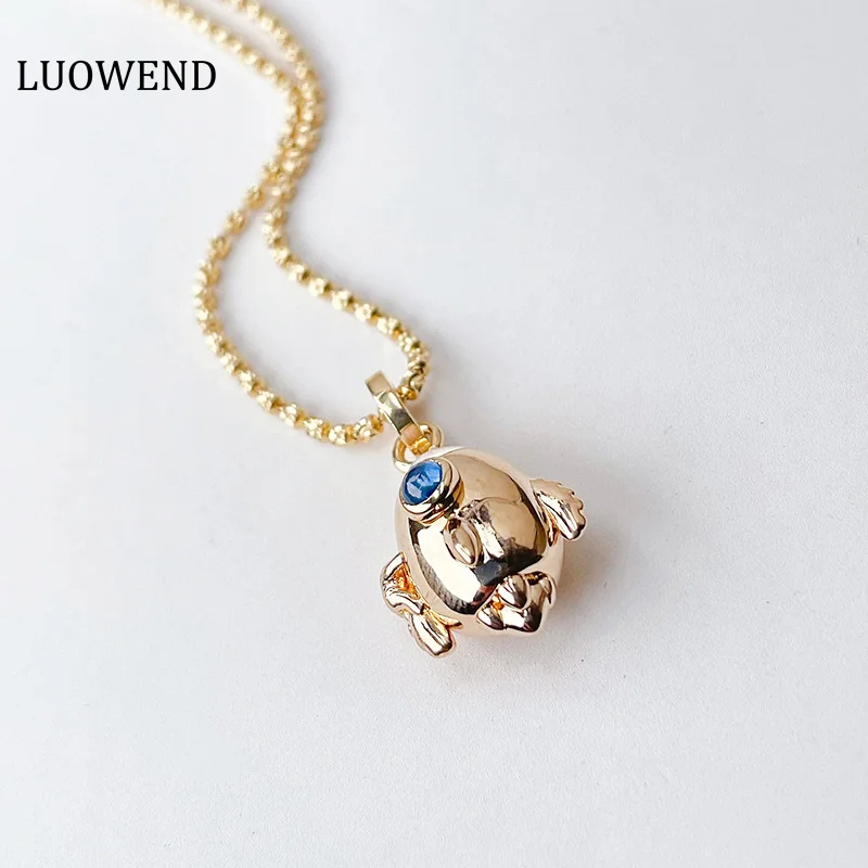 LUOWEND 100%, ожерелье из 18-каратного желтого золота, модное дизайнерское космическое ожерелье для женщин, Ювелирное Украшение
LUOWEND 100%, ожерелье из 18-каратного желтого золота, модное дизайнерское космическое ожерелье для женщин, Ювелирное Украшение