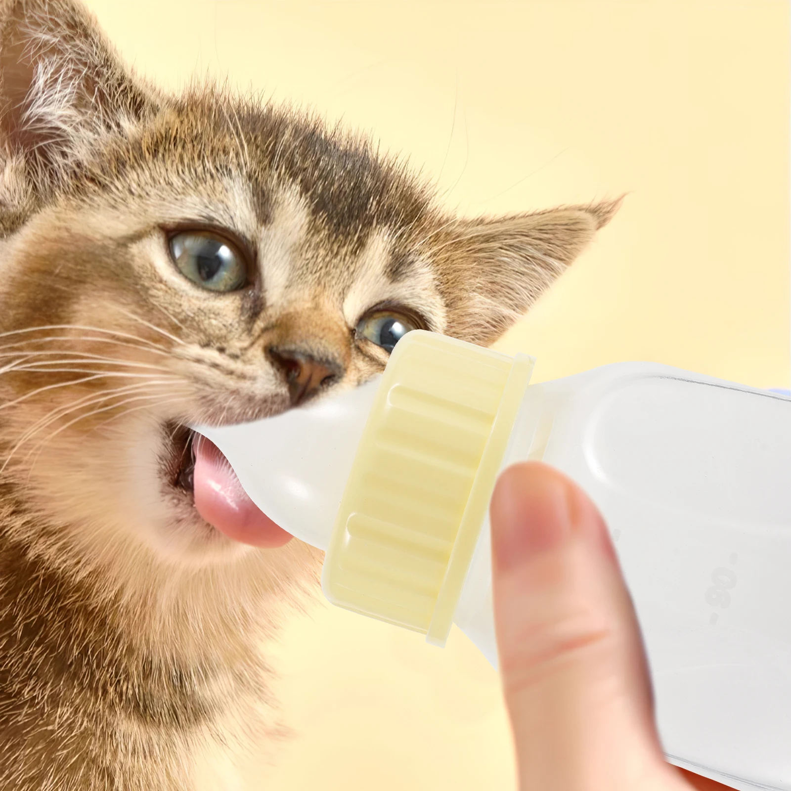 120ml Yellow Kitten Bottle Feeder Durable Pet Pacifier Bottles for Nursing Puppy Dog Cats Lightweight Compact Design
120ml Yellow Kitten Bottle Feeder Durable Pet Pacifier Bottles for Nursing Puppy Dog Cats Lightweight Compact Design