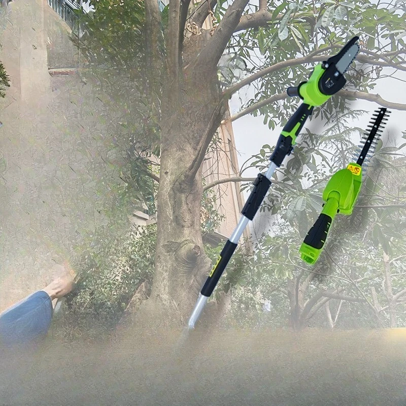 Lithium battery high branch chain saw scissors telescopic high altitude saw hedge trimmer handheld electric pruning
Lithium battery high branch chain saw scissors telescopic high altitude saw hedge trimmer handheld electric pruning